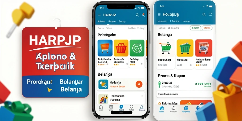 Tampilan antarmuka HARAPJP dengan daftar kupon menarik.