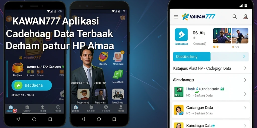 Tampilan antarmuka KAWAN777 yang sederhana dan fungsional.
