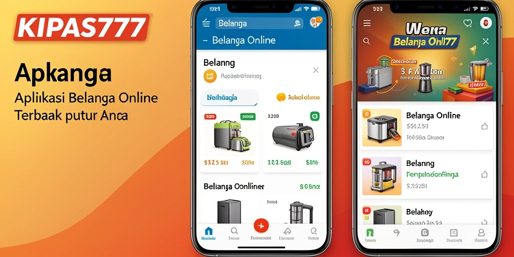 Tampilan antarmuka KIPAS777 yang modern dan fungsional untuk Belanja Online.