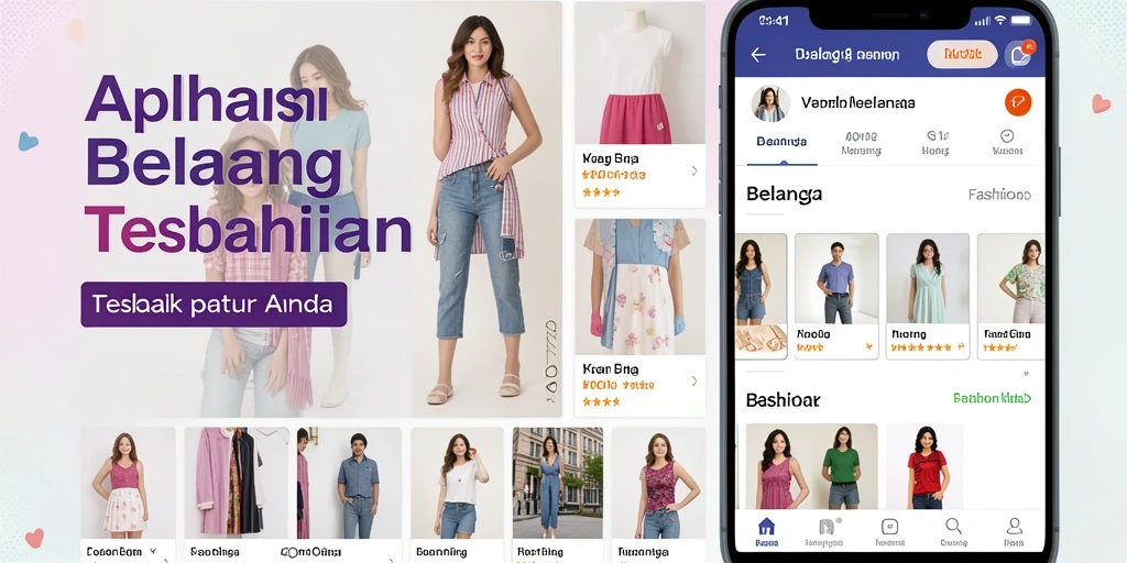 Antarmuka MPO08 menampilkan koleksi fashion terbaru dan menarik.