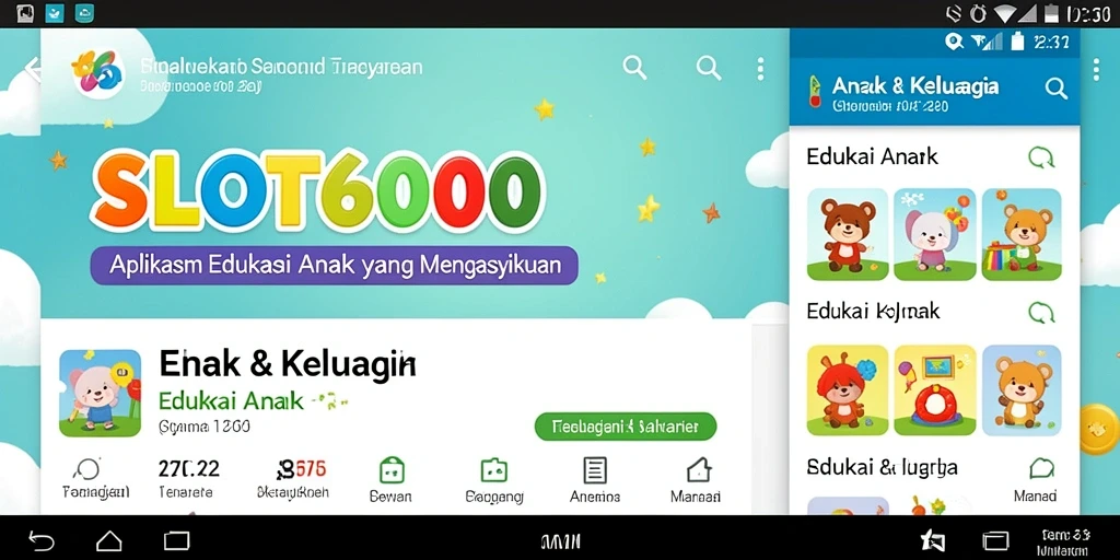 Tampilan menarik yang memudahkan anak-anak berinteraksi.